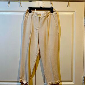 Cream colored light weight pants
